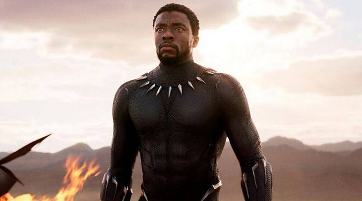 Chadwick Boseman foi protagonista do filme Pantera Negra