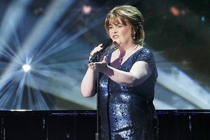  cantora Susan Boyle realiza apresentação no programa 'America's Got Talent' 