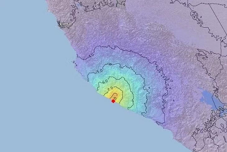 O tremor foi sentido em Lima e em grande parte da costa sul e central do país