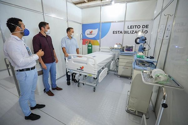 Inaugurado em 22 de maio, Hospital de Campanha Dr Celso Tavares contou com leitos de estabilização