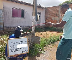 Fiscalização da Casal em Arapiraca flagra 60 irregularidades no consumo de água