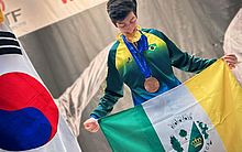 Taekwondo: arapiraquense conquista duas medalhas em competição na Coreia do Sul