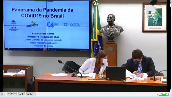 Alagoas representou o Nordeste em audiência pública sobre Covid-19, na Câmara Federal
