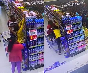 Vídeos: quadrilha é suspeita de furtos dentro de supermercados em Arapiraca