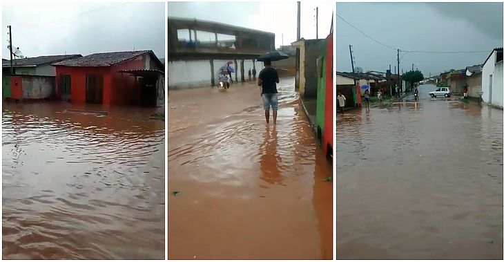 Construído Para Desabrigados De Enchente Residencial Fica Alagado Após Chuva Em Santana Do 