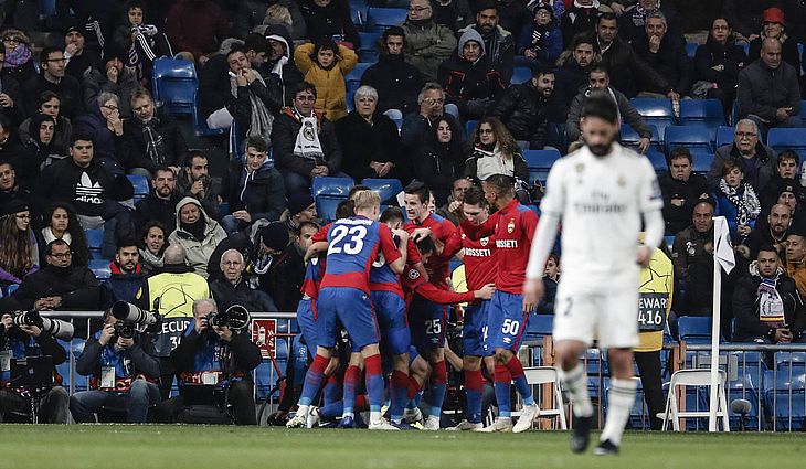 CSKA bateu o Real Madrid por 3 a 0 no Santiago Bernabéu