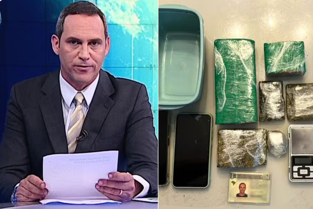Ex-apresentador de telejornal, Marcelo Carrião foi preso em flagrante por tráfico de drogas
