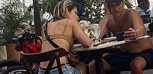 Romance? Atriz Luisa Arraes é vista em restaurante com filho de Cássia Eller