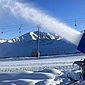 O uso de neve artificial em estações de esqui no Chile diante de incertezas sobre o clima