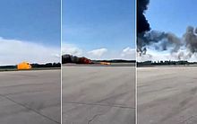 Vídeo flagra momento em que jato de guerra explode em treinamento; piloto morreu