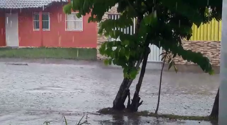 Chuvas foram registradas em algumas regiões de Alagoas