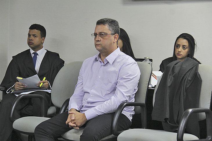 Marcelo Carnaúba durante julgamento dessa quinta-feira (13)
