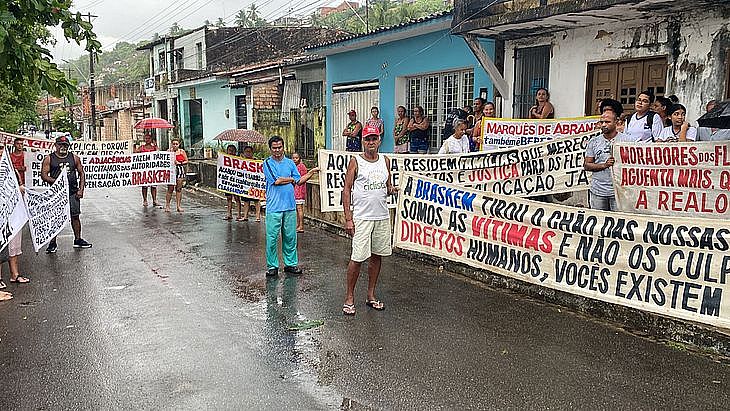 Moradores dos Flexais em protesto realizado no ano passado