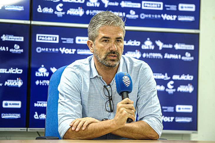 O executivo de futebol azulino, Rodrigo Pastana