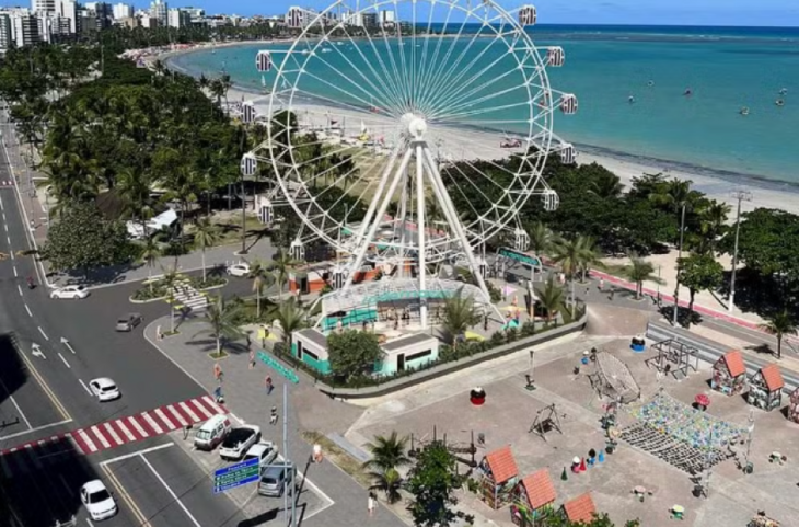 Roda Gigante na orla de Maceió vai ter ar-condicionado e wi-fi