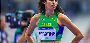 Valdileia Martins sente dor e abandona final antes do primeiro salto em Paris-2024