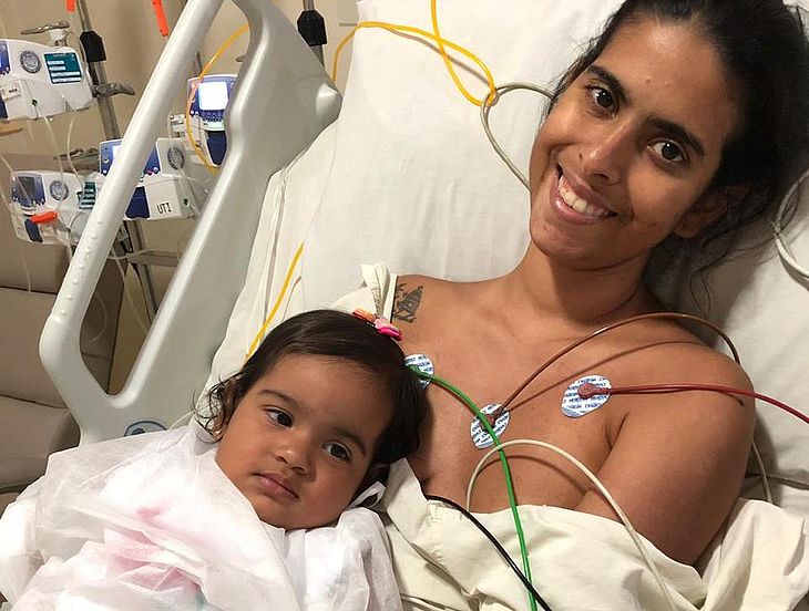 Ela foi diagnosticada 48 horas após dar à luz a primeira filha