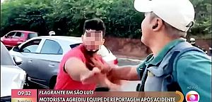 Repórter da Globo relata agressão durante matéria ao vivo