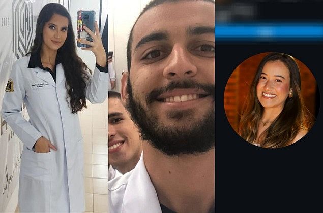 A médica Flávia Alves (à esquerda), o estagiário Lucas Queiroz (ao centro) e a médica Lizianny Tenório (à direita)