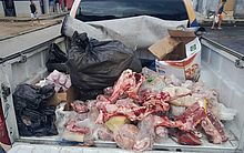 Vigilância Sanitária apreende 350 kg de produtos estragados na parte alta de Maceió