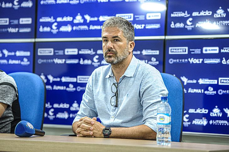 O executivo de futebol azulino, Rodrigo Pastana