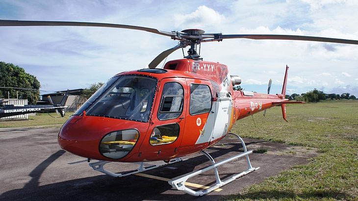 Samu Aeromédico resgata vítima de colisão automobilística em Atalaia