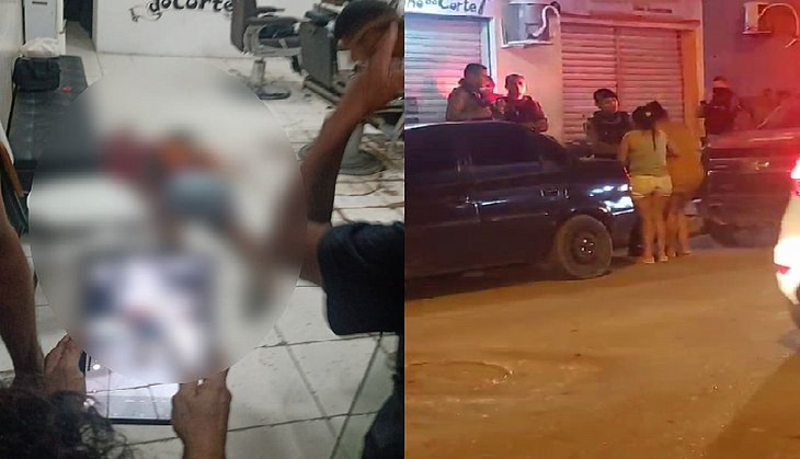 Alen José foi executado a tiros dentro de uma barbearia no Santos Dumont, em Maceió