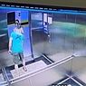 Câmera flagra mulher sendo assediada por homem dentro de elevador em Fortaleza 