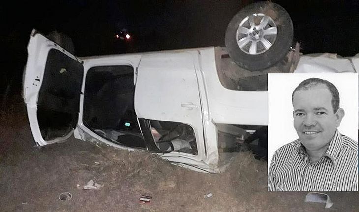 Vereador morreu após caminhonete capotar no interior de AL