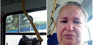 Vídeo: idosa é atingida por barra que se desprendeu de banco de ônibus em Maceió