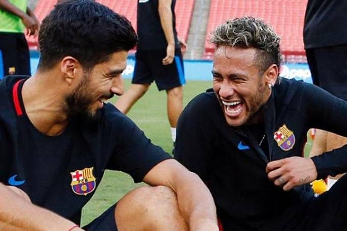Neymar e Suárez mantiveram forte amizade na Catalunha