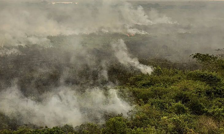 O combate aos incêndios florestais no Tocantins ganhou o reforço das Forças Armadas