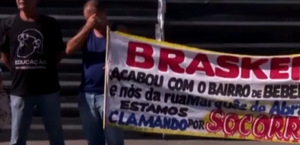 Moradores dos Flexais ocupam canteiro de obras da Braskem em protesto por realocação