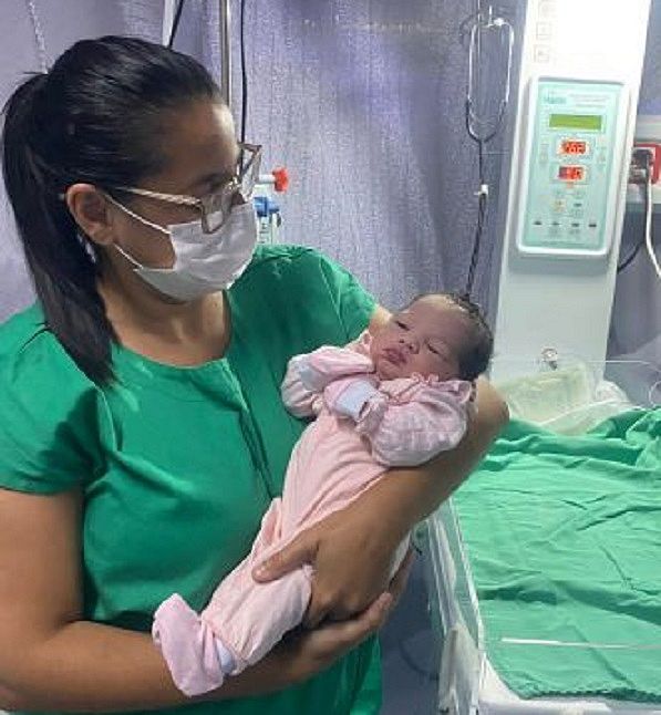 Maria Isis é a primeira bebê de 2024 em Alagoas