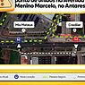 Ponto de ônibus será alterado na Avenida Menino Marcelo, no Antares