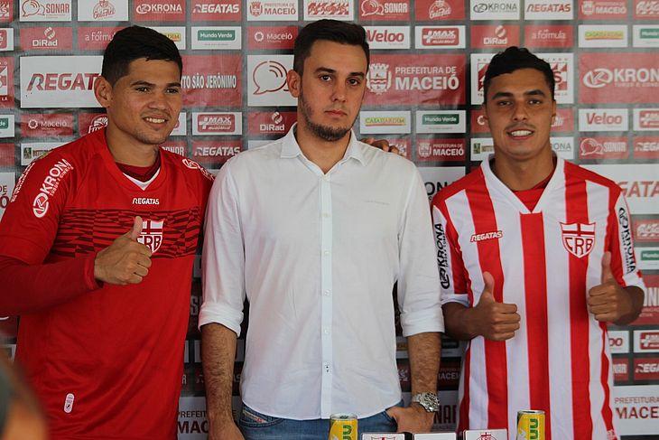 Léo Ceará (esquerda), Thiago Paes e Alisson Farias