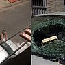 Vídeos: homem descontrolado quebra vidro de carro com pedra e foge
