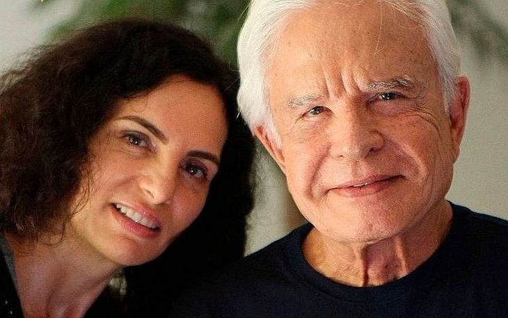 Fátima Sampaio e Cid Moreira em foto do Instagram; mulher do jornalista vira alvo na Justiça