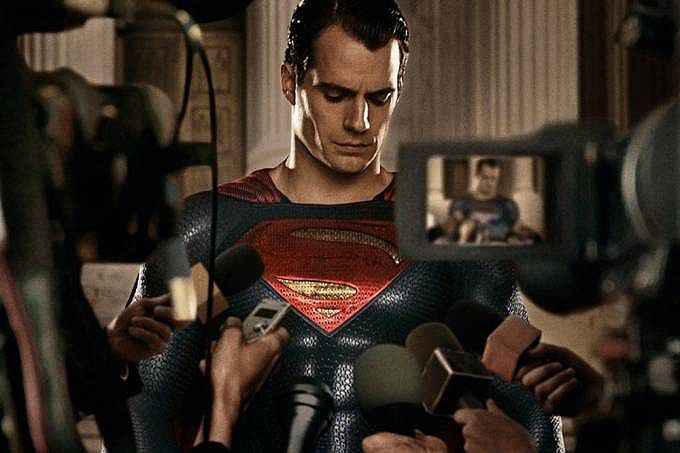 Superman (Henry Cavill) no filme 'Batman vs. Superman - A origem da justiça'