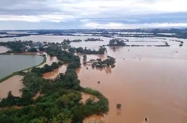 Chuvas: 57% dos municípios do RS estão em estado de emergência