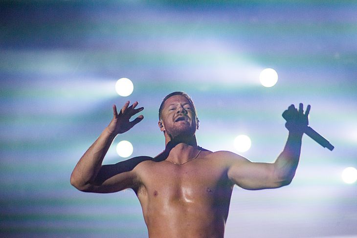 Imagine Dragons se apresenta no palco Mundo do Rock in Rio , neste dia 14 de setembro. O festival comemora 40 anos em 2024 e acontece na Barra, no Rio de janeiro