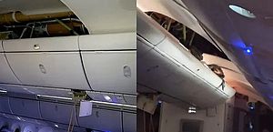 Avião faz pouso de emergência após turbulência e 30 pessoas ficam feridas, em Natal  