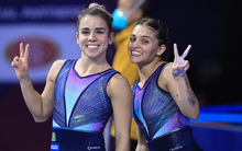 Alice e Camilla Gomes garantem vaga inédita para o Brasil na ginástica de trampolim em Paris
