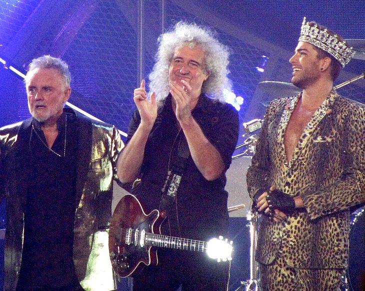A banda Queen e o cantor Adam Lambert