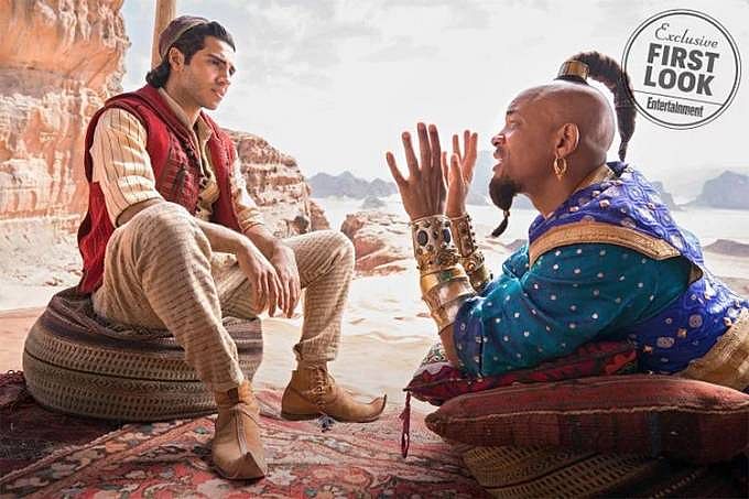 Will Smith aparece como Gênio nas primeiras fotos oficiais do filme 'Aladdin', da Disney 
