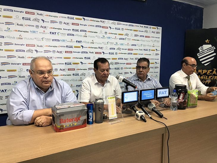 Diretoria do CSA se reuniu no CT do Mutange na última terça e anunciou venda do mando de campo da partida com o Flamengo