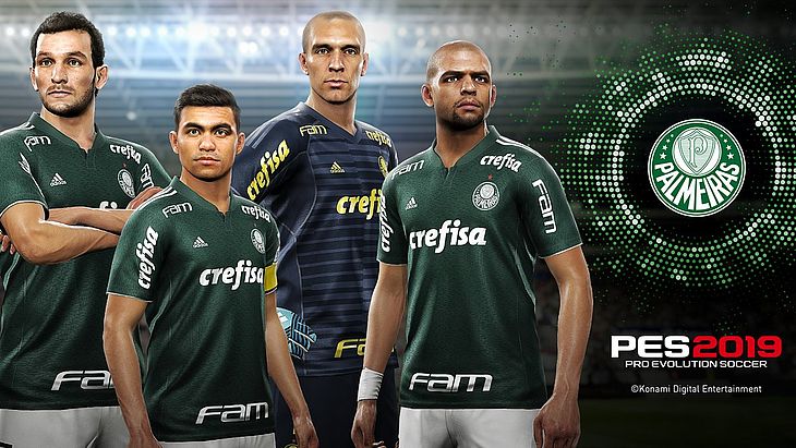 Palmeiras está no PES 2019