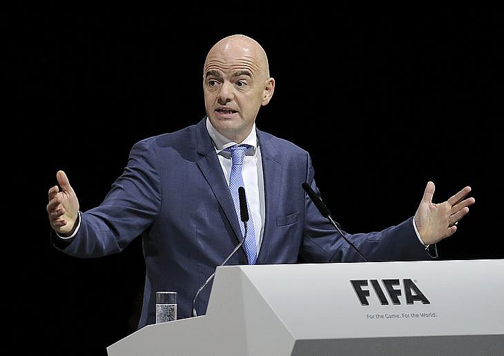 Presidente da FIFA, Gianni Infantino 