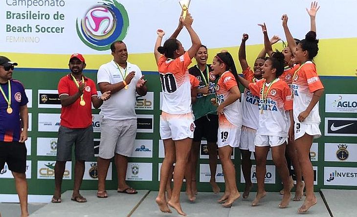 Meninas levaram campeonato brasileiro de Futebol de Areia