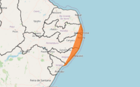 Inmet alerta para chuvas e riscos de alagamentos e deslizamentos em Maceió e mais 36 cidades de AL
